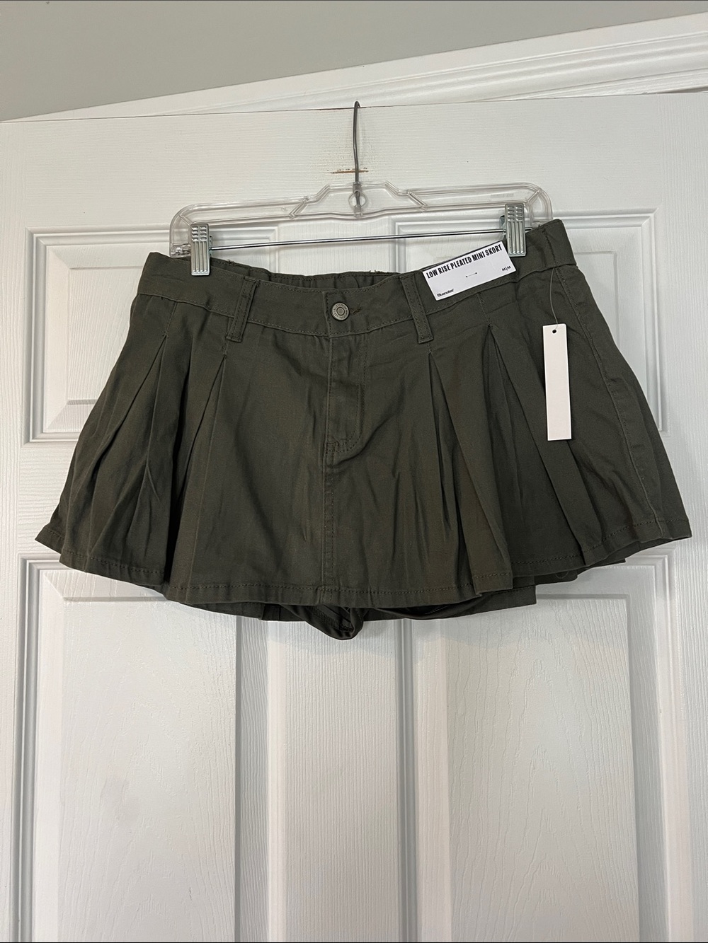 Bluenotes Olive Pleated Skort Shorts